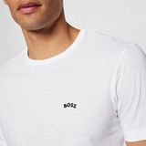 Boss Tee Curved T-shirt Met Korte Mouwen