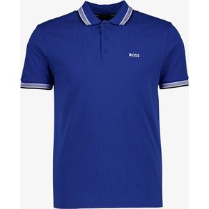 BOSS - Paddy Polo Blauw - Regular-fit - Heren Poloshirt