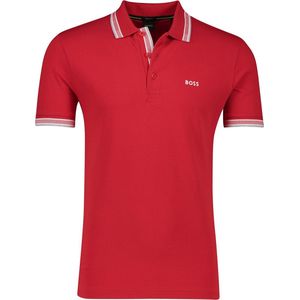 Hugo Boss poloshirt korte mouw rood