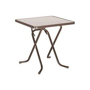 BEST Primo 26527010 klaptafel vierkant 67 x 67 cm, bruin