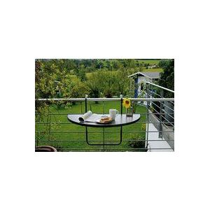 BEST 36501550 balkon hangtafel Butler halfrond 100 x 50 cm, antraciet
