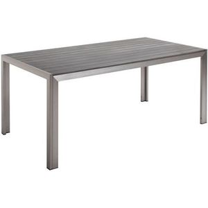 Best 46851885 tafel Seattle 180 x 90 cm, zilver/antraciet