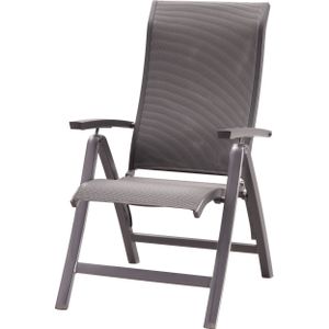 BEST Gartenstuhl mit Armlehnen Larino taupe, 1 St.