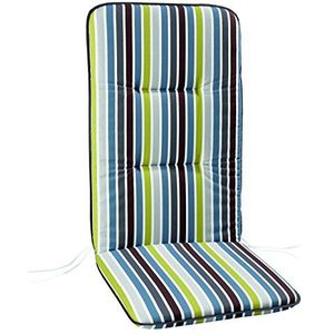 BEST 05101665 stoelkussen laag, 100 x 50 x 6 cm, meerkleurig