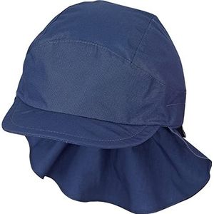 Sterntaler Unisex baby pet m. nekbescherming 1531430 Cold Weather Hat, blauw, 59, Blauw
