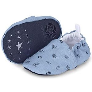 Sterntaler Unisex baby kruipschoen slippers, blauw (hemel), 15 EU
