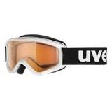 uvex speedy pro - skibril voor kinderen - contrastverhogend - vergroot en condensvrij gezichtsveld - white/lasergold - one size