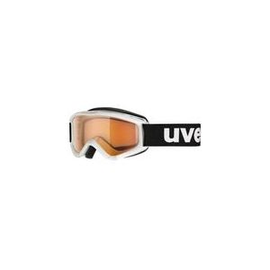 uvex speedy pro - skibril voor kinderen - contrastverhogend - vergroot en condensvrij gezichtsveld - white/lasergold - one size