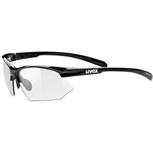 Uvex Sportstyle Vario sportbril, uniseks, volwassenen, zwart, één maat