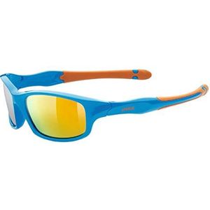 uvex sportstyle 507 - zonnebril voor kinderen - gespiegeld - incl. hoofdband - blue-orange/orange - one size