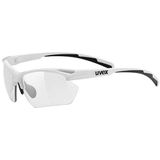 Uvex Fiets Zonnebril Unisex Wit Grijs / UV Sportstyle 802 Small Vario White/Smoke - One Size