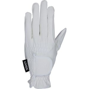 uvex Sportstyle Rijhandschoenen, rekbaar, voor dames en heren, uitstekende grip, duurzaam, compatibel met touchscreen, wit, 7