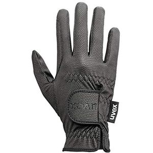 uvex Sportstyle Rekbare rijhandschoenen voor dames en heren, uitstekende grip en duurzaam, touchscreen-compatibel, zwart, 7