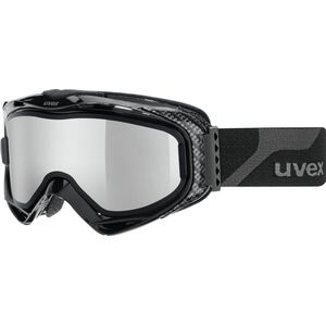 uvex g.gl 300 Take Off Polavision Brillenträgerskibrille (2126 schwarz, mirror silver/polavision brown/clear (S1+S3))