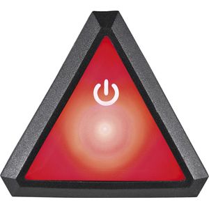 uvex plug-in LED XB043 licht - geschikt voor de modellen uvex quatro & uvex gravel x - vast of knipperlicht - black-red - one size