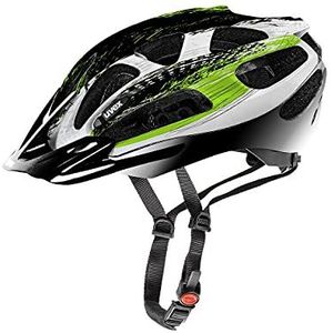 uvex supersonic - lichte allround-helm voor dames en heren - individueel passysteem - wasbare binnenbekleding - black green - 52-57 cm
