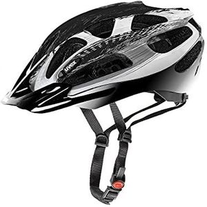 uvex supersonic - lichte allround-helm voor dames en heren - individueel passysteem - wasbare binnenbekleding - silver black - 52-57 cm