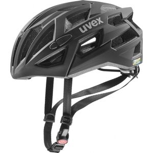 uvex race 7 - veilige performance-helm voor dames en heren - individueel passysteem - extra botsbescherming - black - 56-61 cm