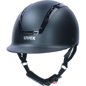uvex Suxxeed Active Robuuste rijhelm voor dames en heren, individuele pasvorm, optimale ventilatie, mat marineblauw, 57-59 cm