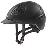 uvex exxential II, Rijhelm Unisex-Volwassene, black mat, 57-59 cm