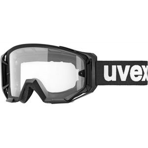 uvex athletic bike - fietsbril voor dames en heren - vergroot en condensvrij gezichtsveld - condensvrij - black-clear - one size
