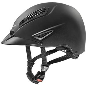 uvex Perfexxion II Glamour rijhelm voor volwassenen, mat zwart, 55-58 cm