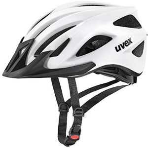 uvex Viva 3 Lichte en veelzijdige fietshelm voor dames en heren, individuele pasvorm, wasbare binnenkant, mat wit, 56-62 cm