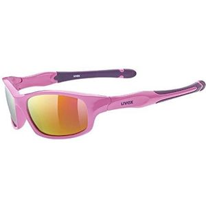 uvex sportstyle 507 - zonnebril voor kinderen - gespiegeld - incl. hoofdband - pink purple/pink - one size