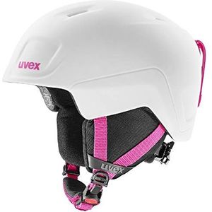 uvex heyya pro, Skihelm Unisex-Jeugd, white-pink mat, 51-55 cm
