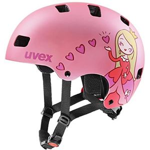 uvex kid 3 cc - robuuste fietshelm voor kinderen - individueel passysteem - geoptimaliseerde ventilatie - pink matt - 51-55 cm