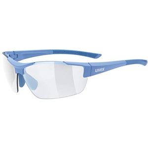 uvex Sportstyle 612 VL Vrijstaande sportbril voor volwassenen, lichtblauw/smoke, eenheidsmaat