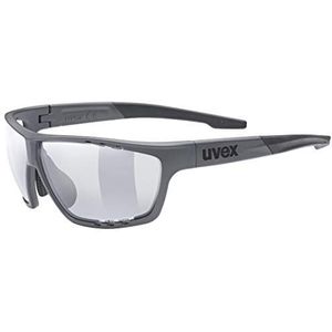 uvex Uniseks sportstyle 706 vario sportbril voor volwassenen, mat/smoke, eenheidsmaat