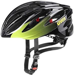 uvex boss race - veilige performance-helm voor dames en heren - individueel passysteem - geoptimaliseerde ventilatie - lime - anthrazit - 52-56 cm