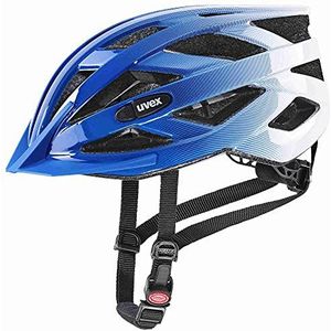 uvex Air Wing Fahrradhelm (56-60 cm, 23 cobalt/white)
