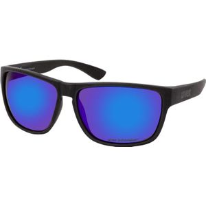 uvex LGL ocean P - zonnebril voor dames en heren - gepolariseerd - gespiegeld - black matt/blue-blue - one size