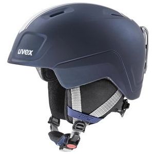uvex heyya pro - skihelm voor kinderen - individueel passysteem - geoptimaliseerde ventilatie - race midnight - silver matt - 51-55 cm