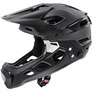 uvex Jakkyl Hde 2.0 Boa - Veilige mountainbike helm voor dames en heren - optimale pasvorm - afneembare kinriem - mat zwart - 52-57 cm