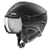 uvex instinct visor - skihelm voor dames en heren - met vizier - individueel passysteem - black matt - 60-62 cm