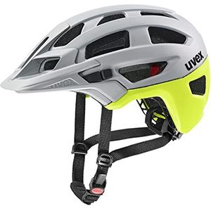 uvex finale 2.0, Fietshelm Unisex-Volwassene, rhino - neon yellow mat, 52-57 cm