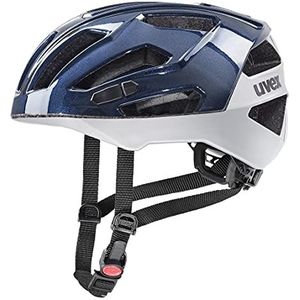 uvex Gravel X - Veilige performance-helm voor mannen en vrouwen – individuele maatinstelling – geoptimaliseerde ventilatie – diepe ruimte – zilver – 52-57 cm