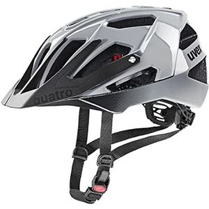 uvex quatro, Fietshelm Unisex-Volwassene, rhino black, 56-61 cm