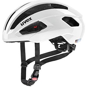 uvex Rise - Veilige performance helm voor mannen en vrouwen - individuele maatinstelling - geoptimaliseerde ventilatie - wit - 56-59 cm