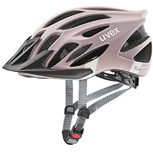uvex flash - lichte allround-helm voor dames en heren - individueel passysteem - wasbare binnenbekleding - dust rosé - white matt - 53-56 cm