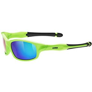 uvex sportstyle 507 - zonnebril voor kinderen - gespiegeld - incl. hoofdband - green/green - one size