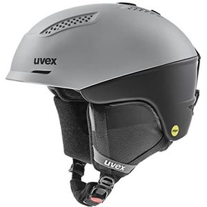 uvex ultra MIPS - skihelm voor dames en heren - MIPS-systeem - individueel passysteem - rhino - black matt - 51-55 cm