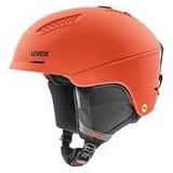 uvex Ultra MIPS Skihelm voor dames en heren, MIPS-systeem, individuele maataanpassing, helder rood, mat, 51-55 cm