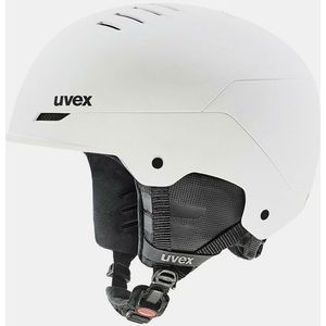 uvex wanted skihelm voor dames en heren, individuele pasvorm, geoptimaliseerde ventilatie, mat wit, 54-58 cm
