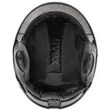 uvex wanted - skihelm voor dames en heren - individueel passysteem - geoptimaliseerde ventilatie - black matt - 54-58 cm