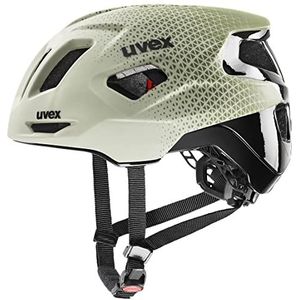 uvex Gravel y Ultralichte performance helm voor dames en heren, individuele pasvorm, geoptimaliseerde ventilatie, mat olijfzwart, 52-57 cm
