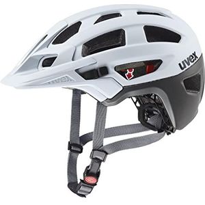 uvex finale 2.0 - veilige MTB-helm voor dames en heren - individueel passysteem - uitbreidbaar met led-licht - cloud-dark silver matt - 52-57 cm